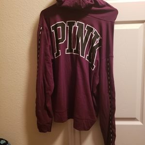 Victoria's Secret Pink Maroon Hoodie